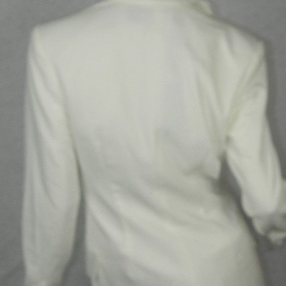 Blessed are‎ the  Meek Blazer  Size 4 White Tuxedo Oversize Menswear - Picture 11 of 11